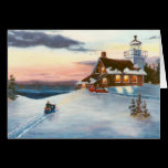 Polaris Sunset Blank Card cards