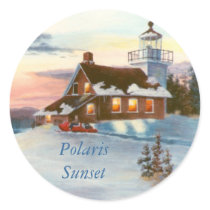 Polaris Sunset Sticker by bmthour Polaris Sunset Sticker