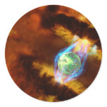 Polarizing of Lycos 4 Round Stickers