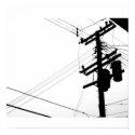 Pole and wires posters by rearrange Pole and wires posters