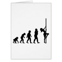 Pole Dancer Greeting Card