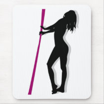 Pole Dancer mousepads