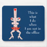 Pole dancer mouse pad