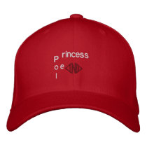 Pole Princess Cap embroidered hats by davesinclair Pole Princess Cap embroidered hats