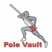 Pole Vault embroidered shirts by ZazzleEmbroidery Pole Vault embroidered shirts