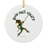 Pole Vault - Green (Dark) Ornament