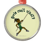 Pole Vault - Green (Dark) Ornament
