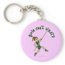 Pole Vault - Green (Light) keychains