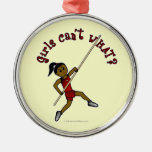 Pole Vault - Red (Dark) Christmas Ornament