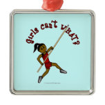 Pole Vault - Red (Dark) Christmas Tree Ornaments