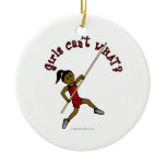 Pole Vault - Red (Dark) Ornaments