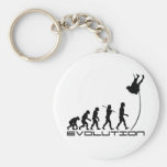 Pole Vault Sport Evolution Art Keychains