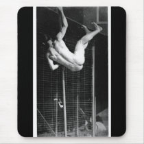 Pole Vaulter - Muybridge Vintage Photo 1885 Mouse Pads