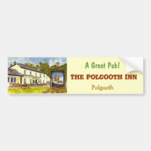 'Polgooth Inn' Bumper Sticker