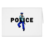 Police Action Greeting Card
