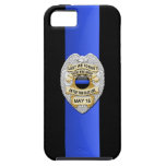 Police Badge - Thin Blue Line iPhone 5 Case