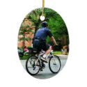 Police Bicycle Patrol ornament