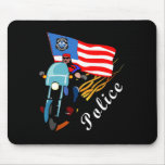 Police Bikers Mouse Pads