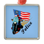 Police Bikers Ornament