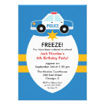 Police Birthday Party Invitation
