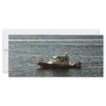 Police Boat Norfolk VA Rack Card Template