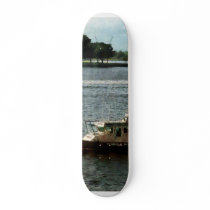 Police Boat Norfolk VA Skateboard