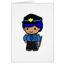 Police Boy Cards