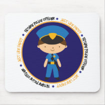 Police Boy Like Daddy mousepads
