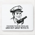 Police Brutality: I'm Going to Kick Your Ass Mouse mousepads by strk3 Police Brutality: I'm Going to Kick Your Ass Mouse mousepads