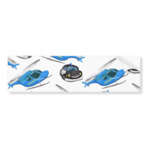 Police Car and helicopter Bumper Stickers
