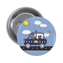 Police Car Button