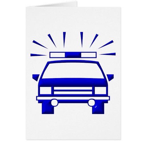 Police Car Cards