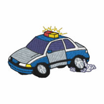 Police Car embroidered shirts by ZazzleEmbroidery Police Car embroidered shirts