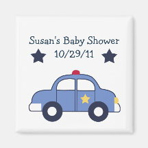 Police Car/Hero Magnet/Keepsake/Party Favor
