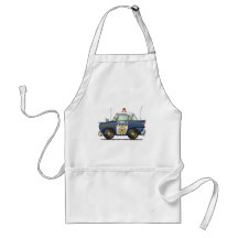 Police Car Law Enforcement Aprons