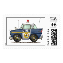 Police Car Law Enforcement Stamps by art1st Police Car Law Enforcement Stamps