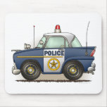 Police Car Police Crusier Cop Car Mouse Pad