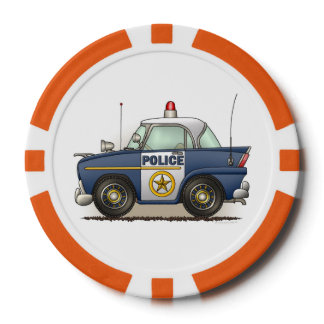 Police poker chips