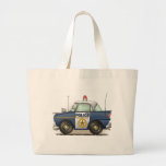 Police Car Police Crusier Cop Car Tote Bag