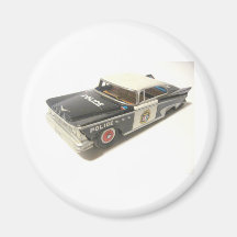 Police Car Refrigerator Magnet
