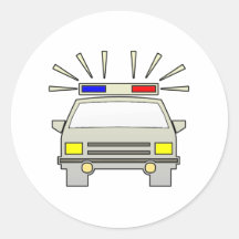 Police Car Stickers