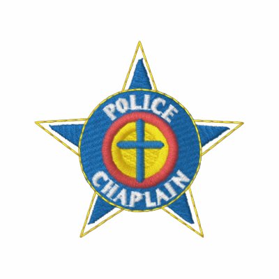 Police Chaplain Embroidered Jacket by ZazzleEmbroidery