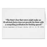 Police Dept of Chicago v Mosley 408 US 92 96 1972 Cards