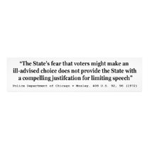 Police Dept of Chicago v Mosley 408 US 92 96 1972 Art Photo