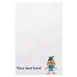 Police dog cartoon stationery paper
