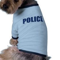 POLICE Dog pet clothing by romeotees POLICE Dog pet clothing