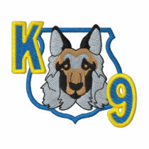 Police Dog Logo embroidered shirts