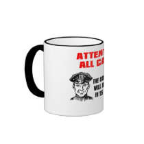 Police Donut Alert mugs