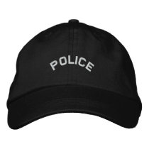 POLICE Embroidered Hat embroidered hats