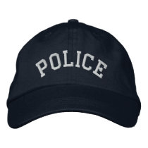 Police embroidered hats